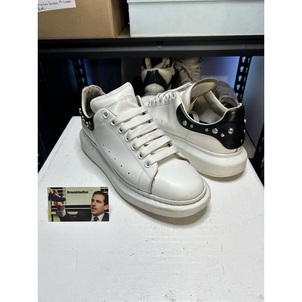 Alexander McQueen Studded Oversized Sneakers White Size 42.5 EU/9.5 US Mens